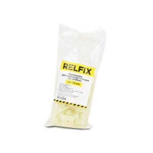 Площадка для стяжки Relfix под дюбель (50 шт/уп) белая