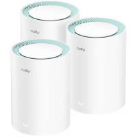 Маршрутизатор WiFi Mesh-система WiFi 5 Cudy M1300 (3-Pack) 3 штуки дводіапазонні гігабітні Маршрутизатор WiFi Mesh-система WiFi 5 Cudy M1300 (3-Pack) 3 штуки дводіапазонні гігабітні
