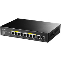PoE-комутатор 10-портовий некерований Cudy GS1010PE 8 портів PoE+ гігабітний 120W PoE-комутатор 10-портовий некерований Cudy GS1010PE 8 портів PoE+ гігабітний 120W