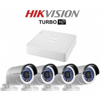 Комплект видеонаблюдения Hikvision DS-J142I/7104HGHI-F1 (4 out)
