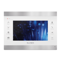 Кольоровий відеодомофон Slinex SL-07 IP silver+white