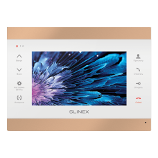 Кольоровий відеодомофон Slinex SL-07М gold+white