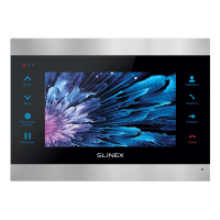 Кольоровий відеодомофон Slinex SL-07M silver+black