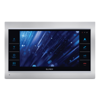 Кольоровий відеодомофон Slinex SL-10 silver+black