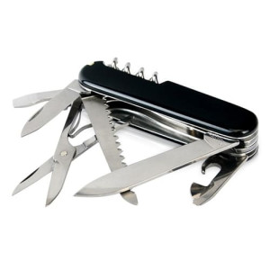 Мультитул Victorinox Swiss Army Huntsman чорний 1.3713.3