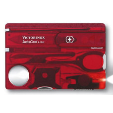 Мультитул Victorinox SwissCard Lite червоний 0.7300.T