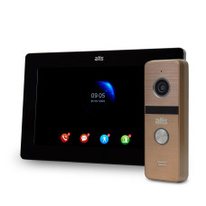 Комплект Wi-Fi відеодомофону 7" ATIS AD-770FHD/T-Black з підтримкою Tuya Smart + AT-400HD Gold Комплект Wi-Fi відеодомофону 7" ATIS AD-770FHD/T-Black з підтримкою Tuya Smart + AT-400HD Gold
