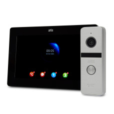 Комплект Wi-Fi відеодомофону 7" ATIS AD-770FHD/T-Black з підтримкою Tuya Smart + AT-400HD Silver Комплект Wi-Fi відеодомофону 7" ATIS AD-770FHD/T-Black з підтримкою Tuya Smart + AT-400HD Silver