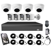 Комплект из 4-х уличных и 4-х купольных AHD камер Covi Security AHD-44WD KIT HDD 1 Тб Комплект из 4-х уличных и 4-х купольных AHD камер Covi Security AHD-44WD KIT HDD 1 Тб