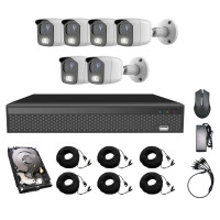 Комплект AHD відеоспостереження із 6 вуличних камер Covi Security AHD-6W KIT HDD 1 Тб Комплект AHD відеоспостереження із 6 вуличних камер Covi Security AHD-6W KIT HDD 1 Тб