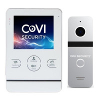 Комплект домофона CoVi Security HD-02M-W + Iron Silver