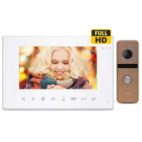 Комплект домофону Covi Security Onyx FHD White + Iron FHD Bronze Комплект домофону Covi Security Onyx FHD White + Iron FHD Bronze