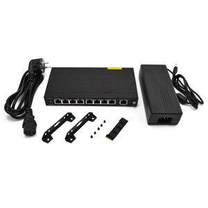 POE комутатор FoxGate S6009 (8 PoE x 100 Мбіт/с) POE комутатор FoxGate S6009 (8 PoE x 100 Мбіт/с)