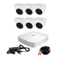 Комплект відеоспостереження Dahua HDCVI-6D KIT Комплект відеоспостереження Dahua HDCVI-6D KIT