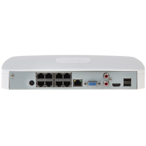 Відеореєстратор Dahua DHI-NVR2108-8P-4KS2 8-канальний 4K NVR з PoE комутатором на 8 портів Відеореєстратор Dahua DHI-NVR2108-8P-4KS2 8-канальний 4K NVR з PoE комутатором на 8 портів