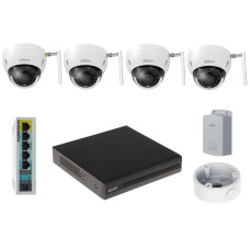 Комплект видеонаблюдения Dahua IPC-4D 4Mp Wi-Fi Pro KIT Комплект видеонаблюдения Dahua IPC-4D 4Mp Wi-Fi Pro KIT