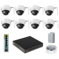 Комплект відеоспостереження Dahua IPC-8D 4MP Wi-Fi Pro KIT Комплект відеоспостереження Dahua IPC-8D 4MP Wi-Fi Pro KIT