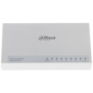 8-портовий L2 некерований комутатор Dahua DH-PFS3008-8ET-L