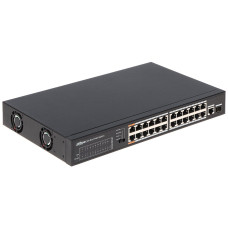 24-портовый управляемый POE коммутатор Dahua DH-PFS3125-24ET-190 24-портовый управляемый POE коммутатор Dahua DH-PFS3125-24ET-190