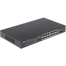 16-портовий некерований POE комутатор Dahua DH-PFS3117-16ET-135