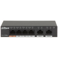 4-портовый РоЕ коммутатор Dahua DH-PFS3006-4GT-60 4-портовый РоЕ коммутатор Dahua DH-PFS3006-4GT-60