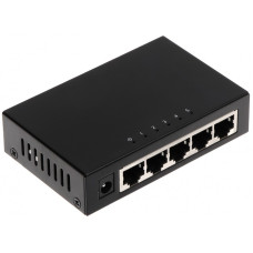 5-портовый гигабитный неуправляемый коммутатор Dahua DH-PFS3005-5GT 5-портовый гигабитный неуправляемый коммутатор Dahua DH-PFS3005-5GT