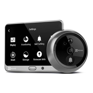 Wi-Fi дверне вічко з станцією у відповідь EZVIZ CS-DP1C (A0-4A1WPFBSR) Wi-Fi дверне вічко з станцією у відповідь EZVIZ CS-DP1C (A0-4A1WPFBSR)