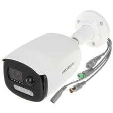 Turbo HD видеокамера Hikvision DS-2CE12DFT-PIRXOF (3.6 ММ) 2Мп ColorVu с PIR датчиком и сиреной