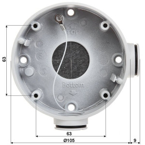 Комутаційний бокс Hikvision DS-1260ZJ Комутаційний бокс Hikvision DS-1260ZJ
