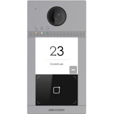 2 Мп IP-виклична панель на одного абонента з ІЧ підсвічуванням та Wi-Fi Hikvision DS-KV8113-WME1(B)
