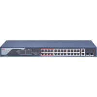 24-портовий некерований POE комутатор Hikvision DS-3E0326P-E(B) 24-портовий некерований POE комутатор Hikvision DS-3E0326P-E(B)