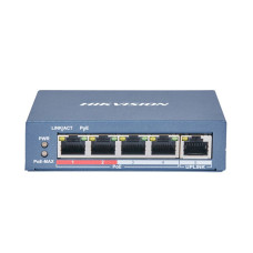 4-портовый POE коммутатор Hikvision DS-3E0105P-E/M(B) 4-портовый POE коммутатор Hikvision DS-3E0105P-E/M(B)