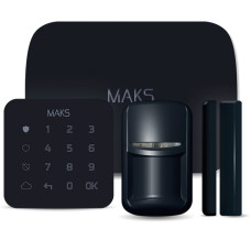 Комплект бездротової сигналізації MAKS PRO black