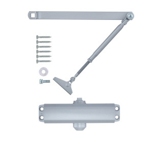 Доводчик накладний RYOBI *9900 9903 SILVER STD_ARM EN_2/3 до_65кг 965мм Доводчик накладний RYOBI *9900 9903 SILVER STD_ARM EN_2/3 до_65кг 965мм