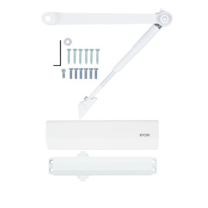 Доводчик накладний RYOBI 2000 DS-2055V GLOSSY_WHITE BC STD_HO_ARM EN_3/4/5 до_100кг 1250мм