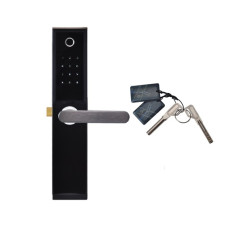 Замок біометричний автономний Trinix TRL-5104BTF Black Left з Bluetooth, зчитувачем відбитків пальців і карт Mifare Замок біометричний автономний Trinix TRL-5104BTF Black Left з Bluetooth, зчитувачем відбитків пальців і карт Mifare