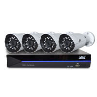 Комплект видеонаблюдения ATIS Professional Kit IP 4ext Комплект видеонаблюдения ATIS Professional Kit IP 4ext
