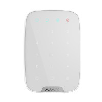 Бездротова сенсорна клавіатура Ajax KeyPad White Бездротова сенсорна клавіатура Ajax KeyPad White
